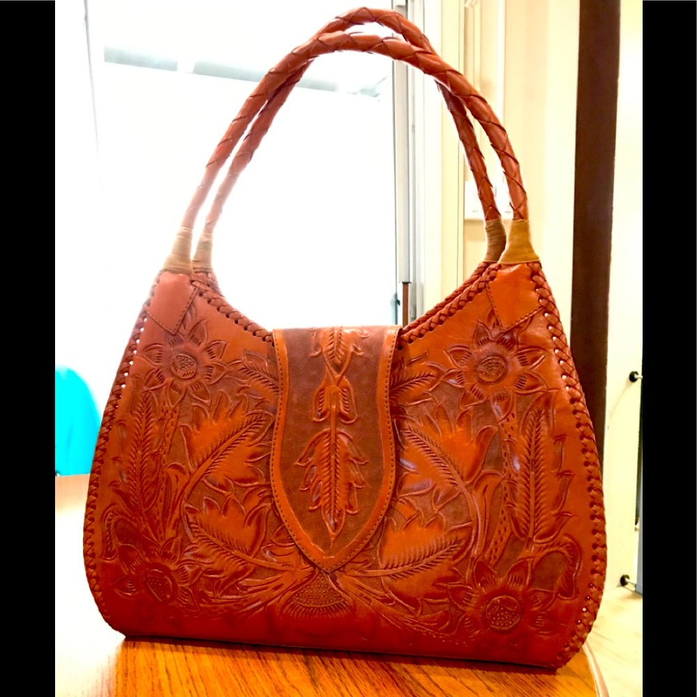 Tooled Leather Purse